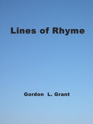 cover image of Lines of Rhyme